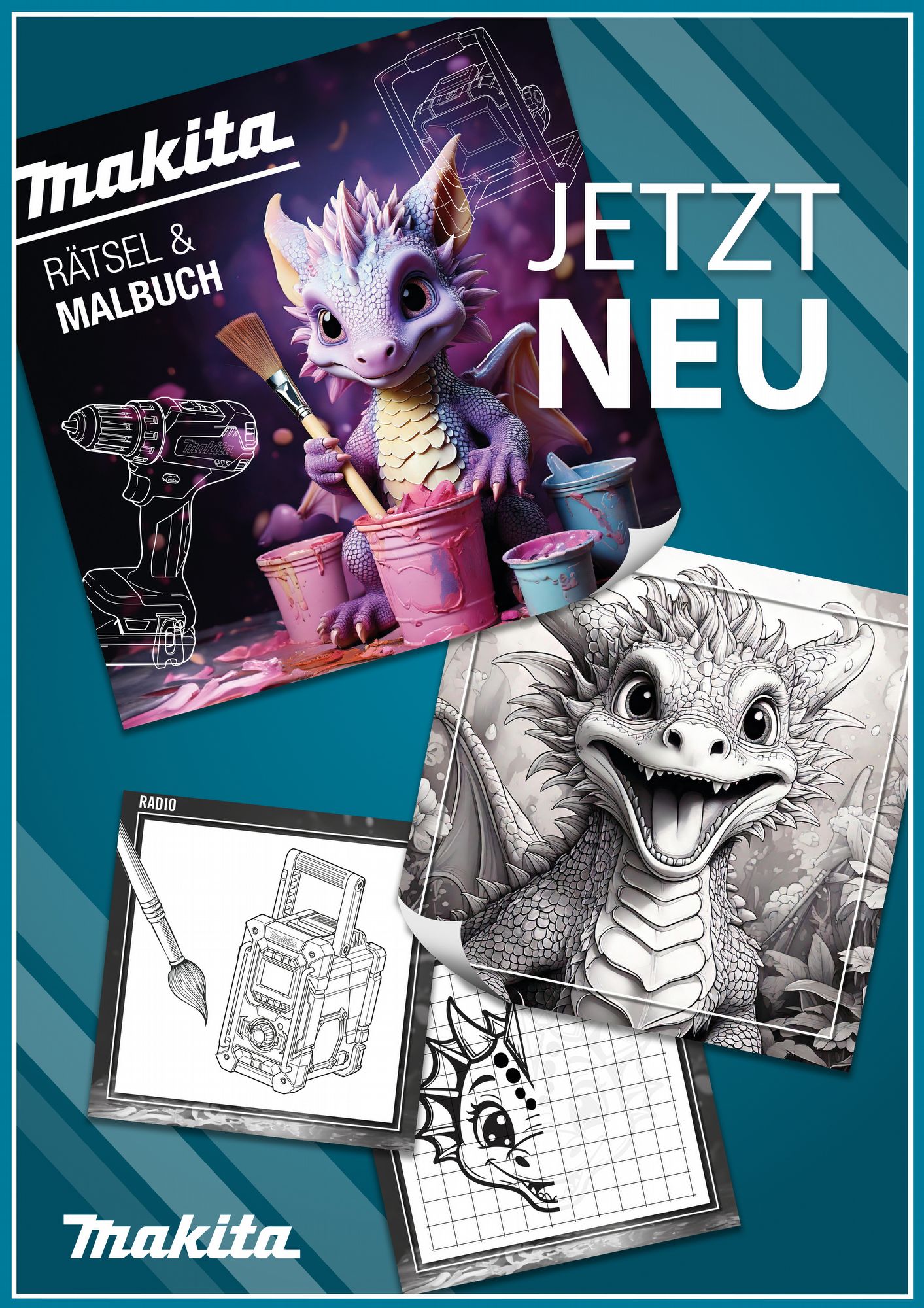 Makita-Kindermalbuch